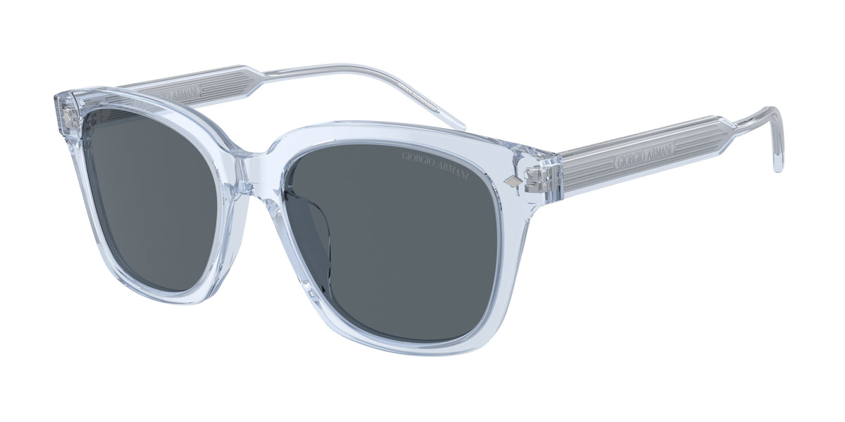 Giorgio Armani AR8210U Transparent Light Blue Sunglasses