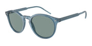 Giorgio Armani AR8211F Transparent Blue Sunglasses