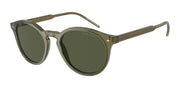 Giorgio Armani AR8211F Transparent Green Sunglasses
