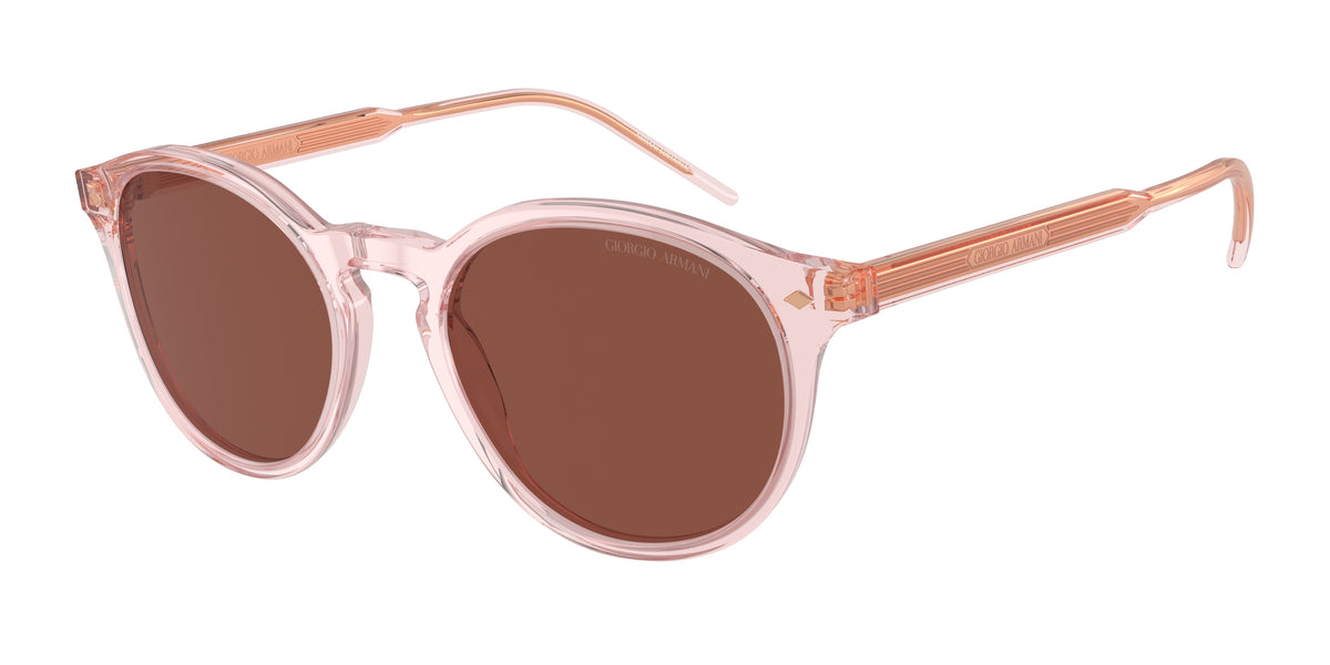 Giorgio Armani AR8211 Transparent Pink Sunglasses