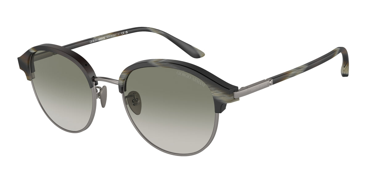 Giorgio Armani AR8215 Matte Green Horn Sunglasses
