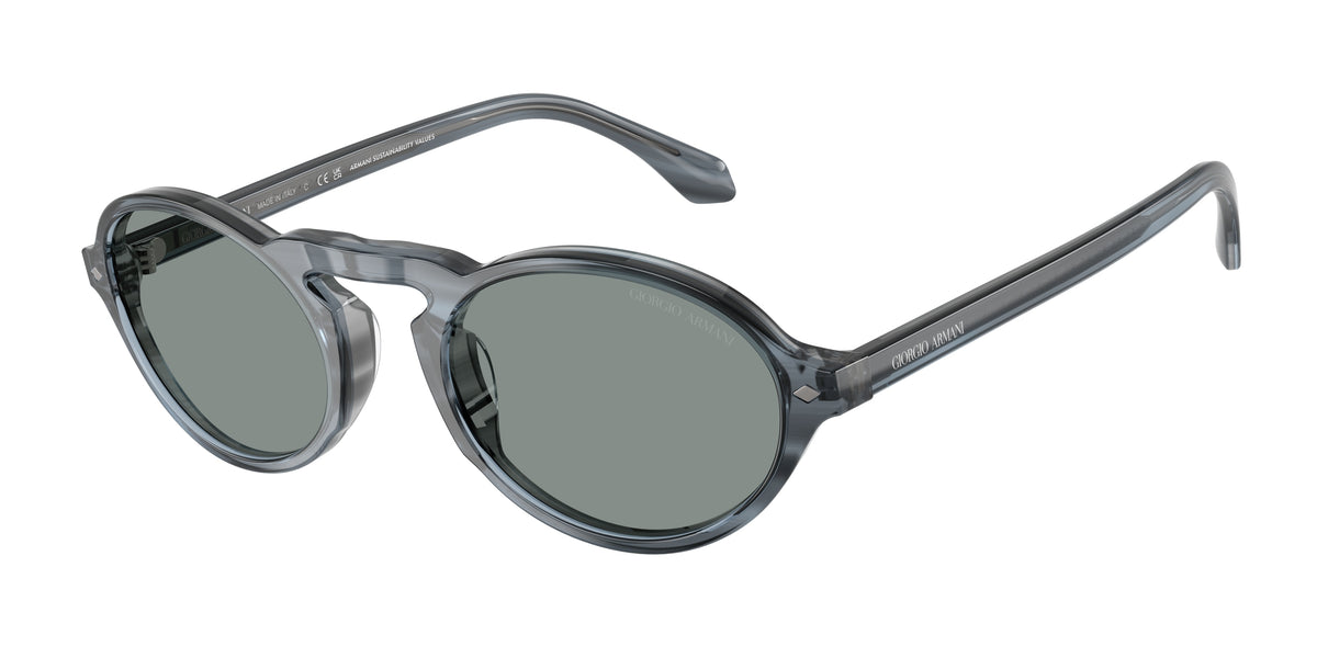 Giorgio Armani AR8219U Striped Blue Sunglasses