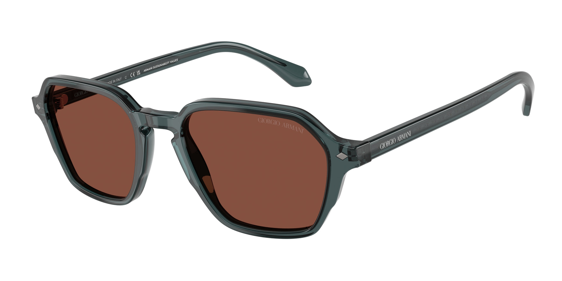 Giorgio Armani AR8220 Transparent Grey Sunglasses
