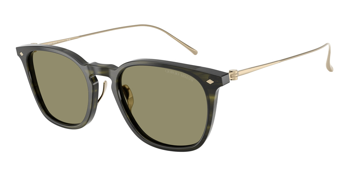 Giorgio Armani AR8226T Striped Green Sunglasses