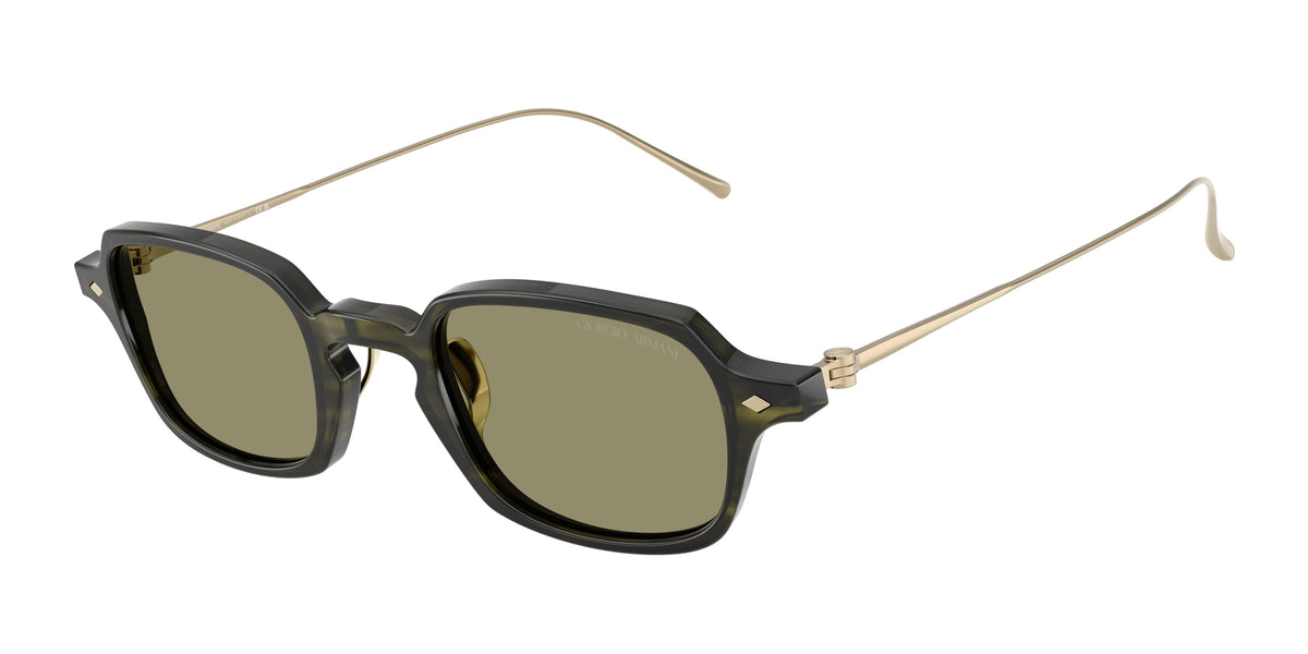 Giorgio Armani AR8227T Striped Green Sunglasses