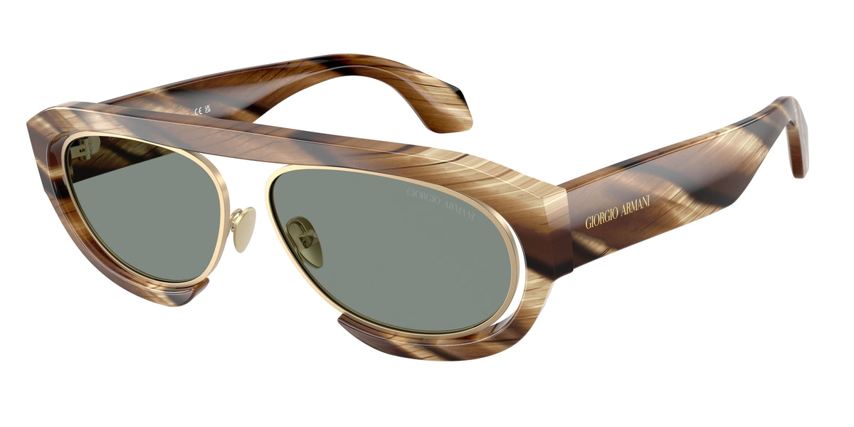 Giorgio Armani AR8239 Horn Brown Sunglasses