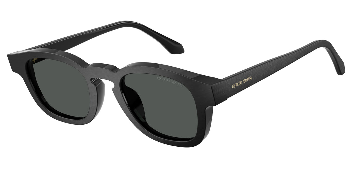 Giorgio Armani AR8254U Brushed Black Sunglasses