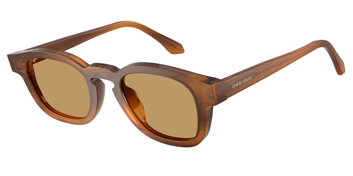 Giorgio Armani AR8254U Striped Honey Sunglasses