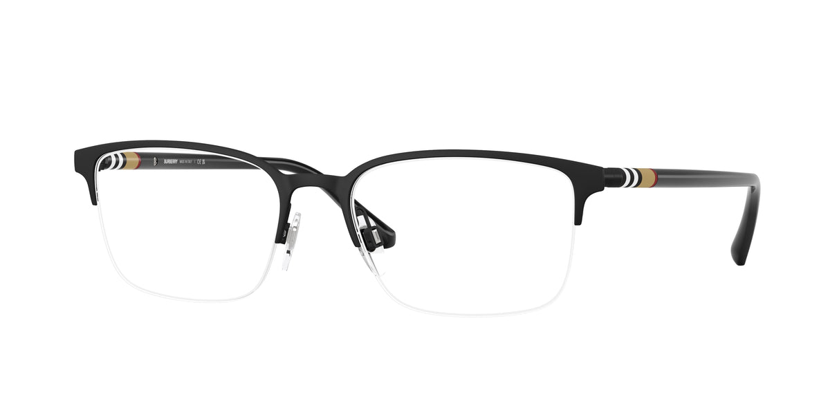Burberry BE1323 Black Rubber Eyeglasses
