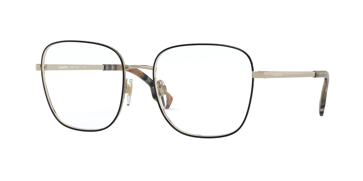 Burberry BE1347 Pale Gold/Black Eyeglasses