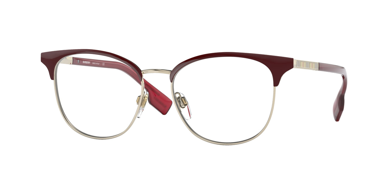 Burberry BE1355 Light Gold/Bordeaux Eyeglasses