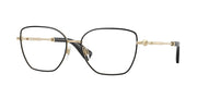 Burberry BE1390 Light Gold With Black Rim Eyeglasses