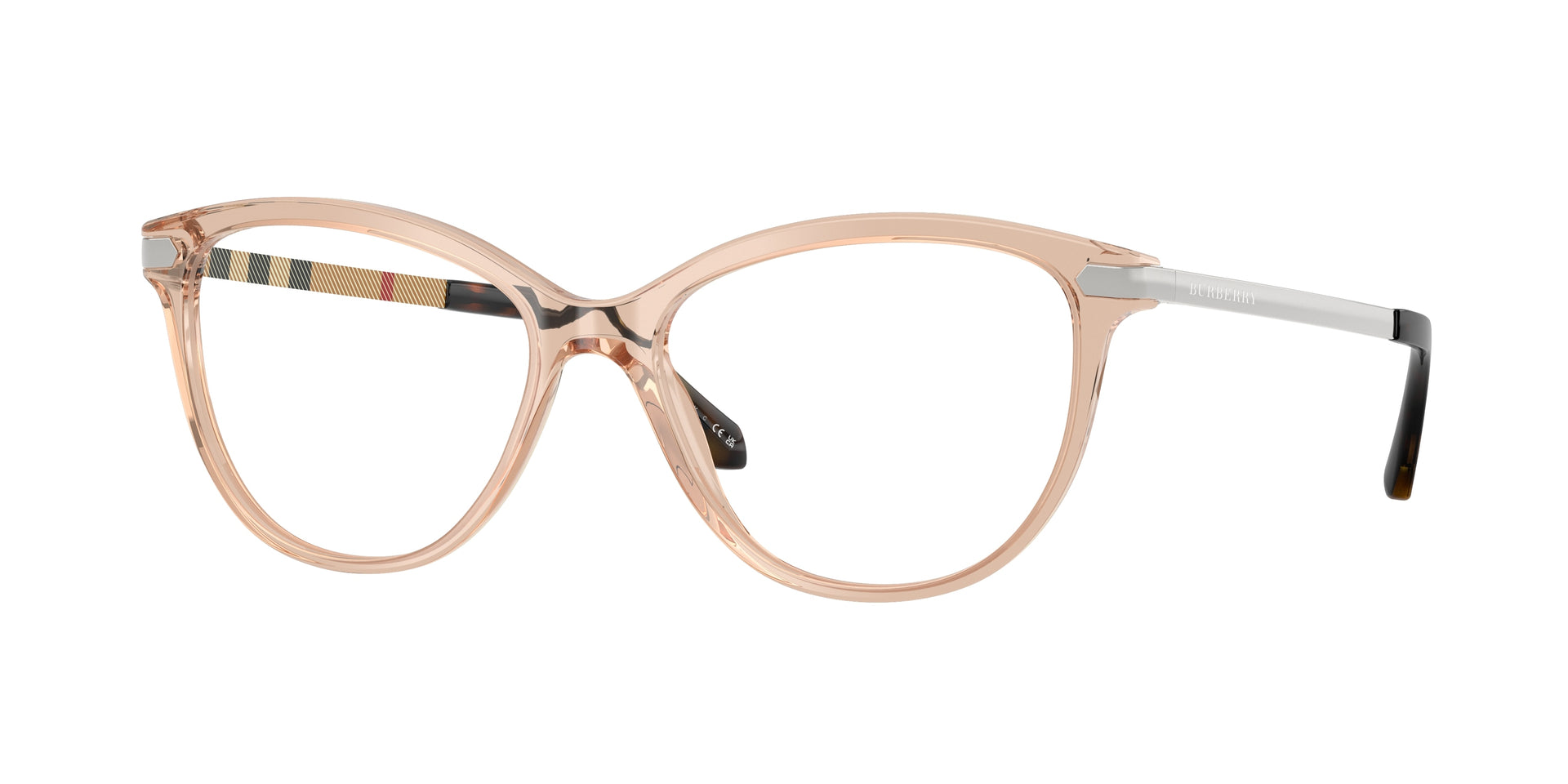 Burberry BE2280 Transparent Peach Eyeglasses