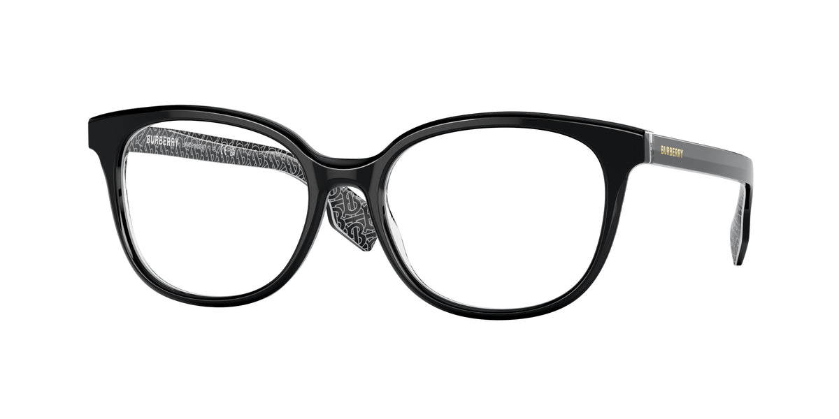 Burberry BE2291 Black/Print Tb/Crystal Eyeglasses
