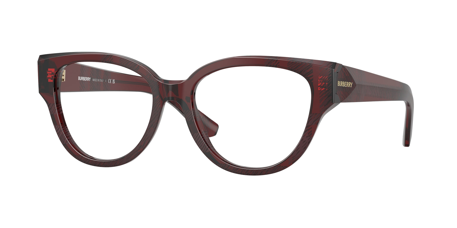Burberry BE2421F Check Red Eyeglasses