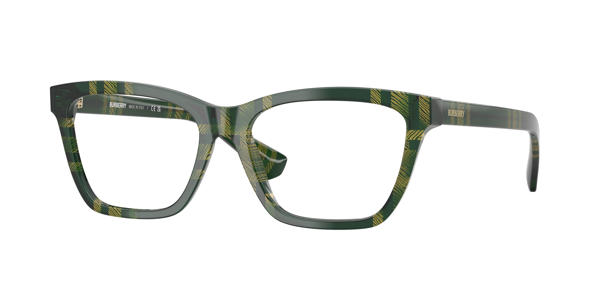 Burberry BE2440 Check Green Eyeglasses