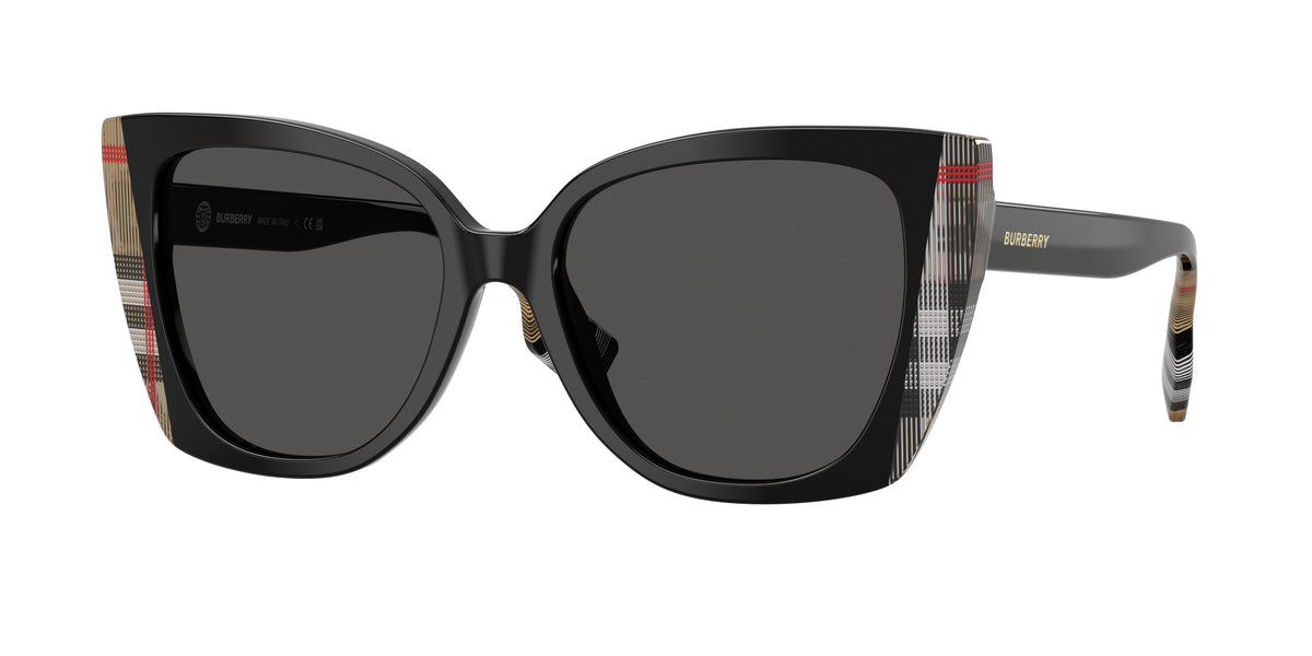 Burberry BE4393 Black/Vintage Check Sunglasses