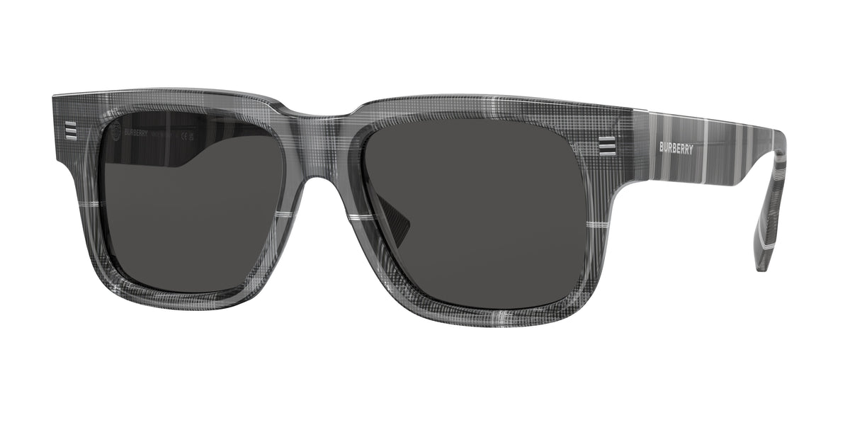 Burberry BE4394 Charcoal Check Sunglasses