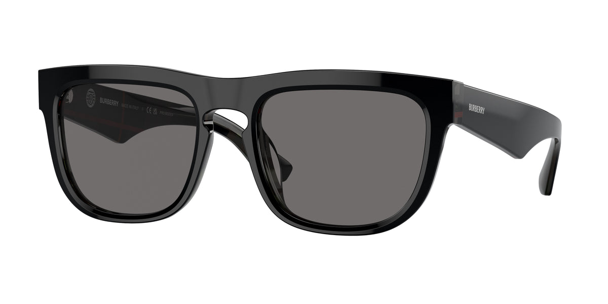 Burberry BE4431U Top Black On Vintage Check Sunglasses