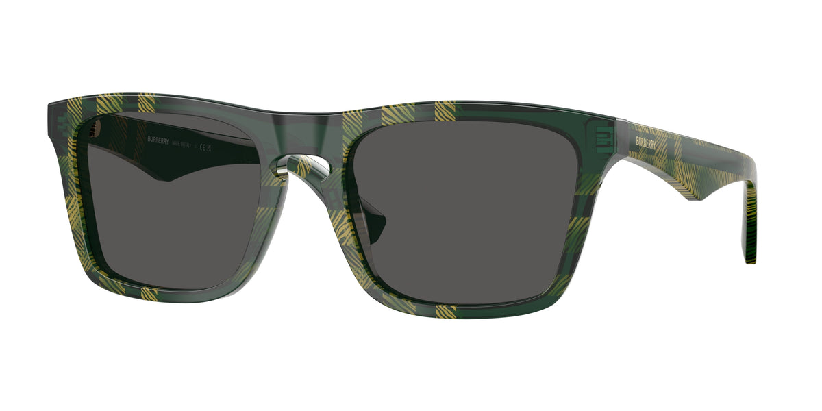 Burberry BE4434 Check Green Sunglasses
