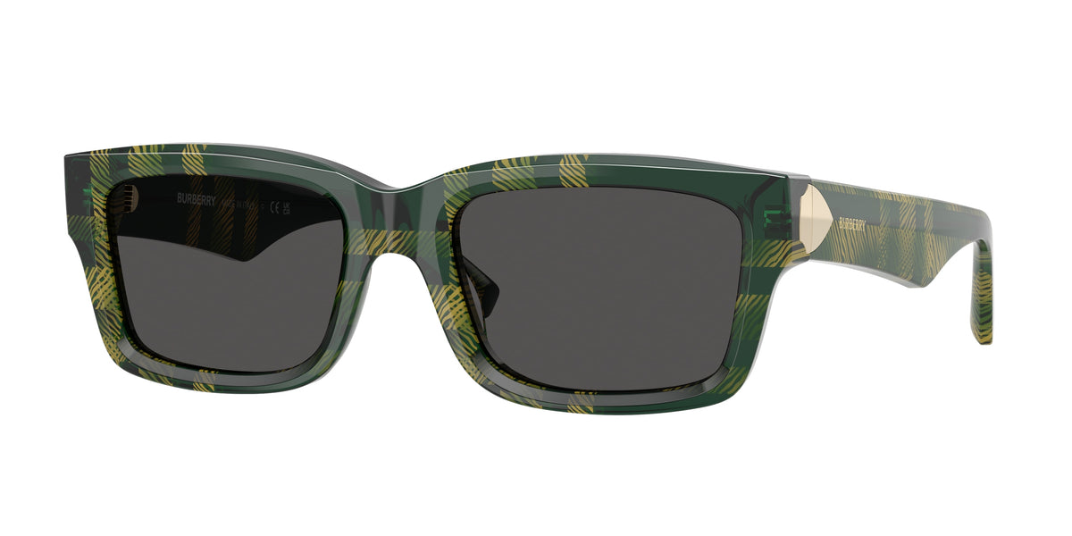 Burberry BE4443F Check Green Sunglasses