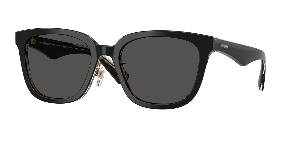 Burberry BE4446D Top Black On Vintage Check Sunglasses