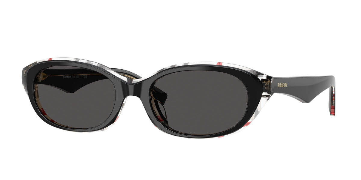 Burberry BE4447D Top Black Vintage Check Sunglasses