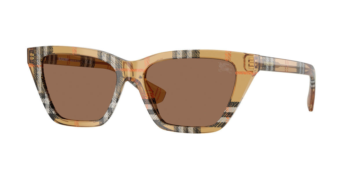 Burberry BE4468F Check Sand Sunglasses
