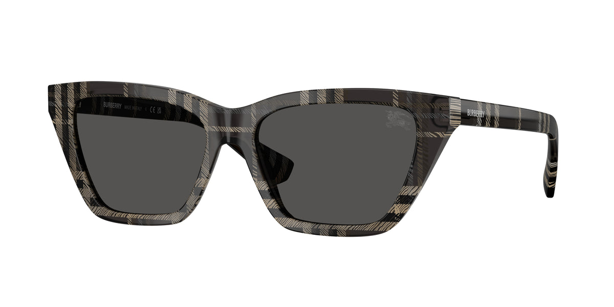 Burberry BE4468F Grey Check Sunglasses