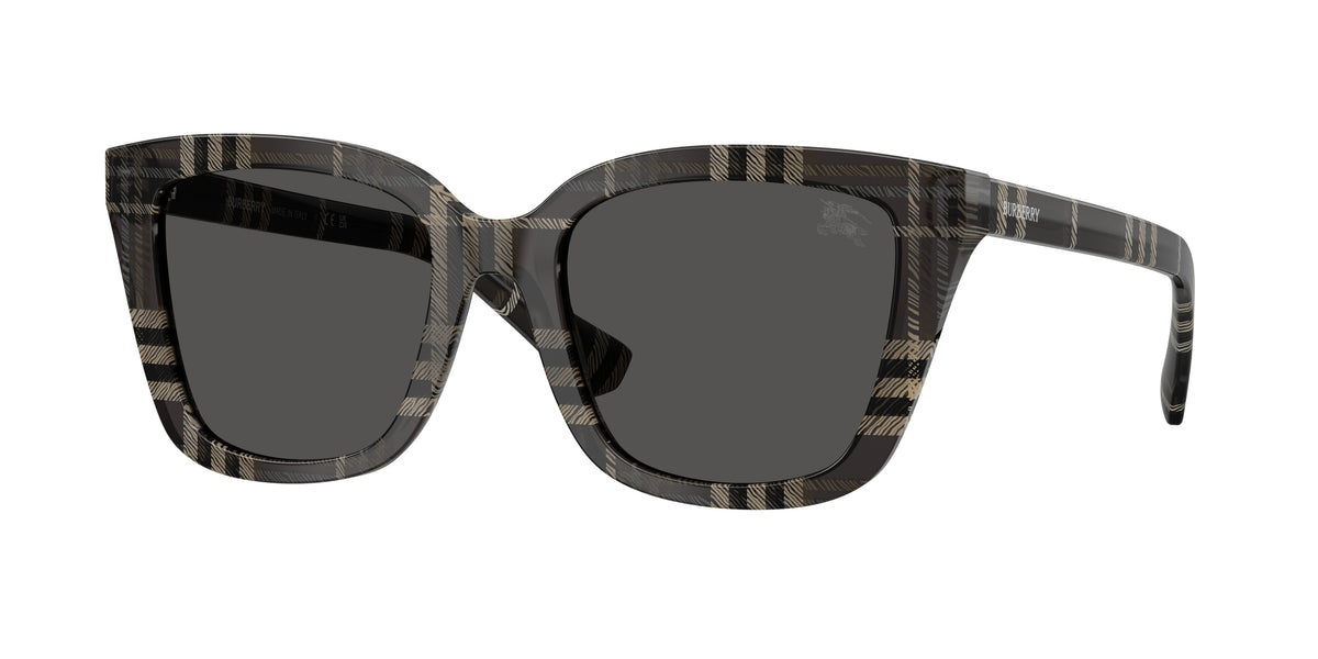 Burberry BE4487 Check Grey Sunglasses