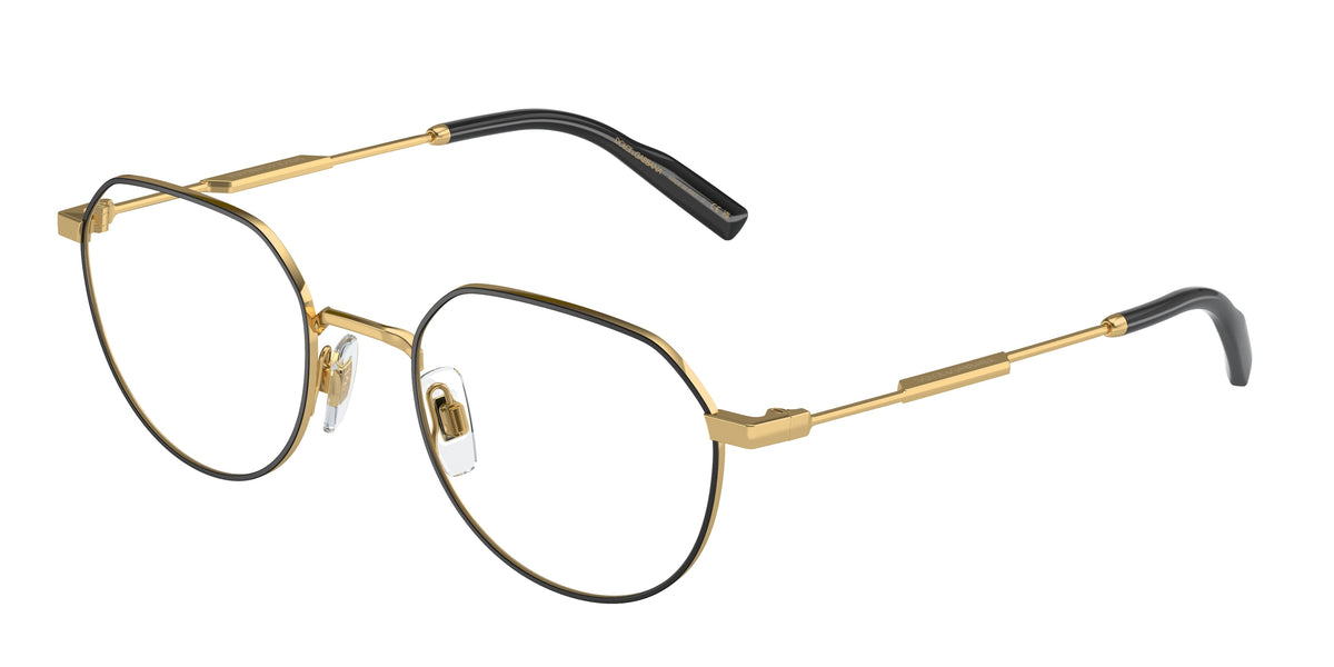Dolce&Gabbana DG1349 Gold/Matte Black Eyeglasses