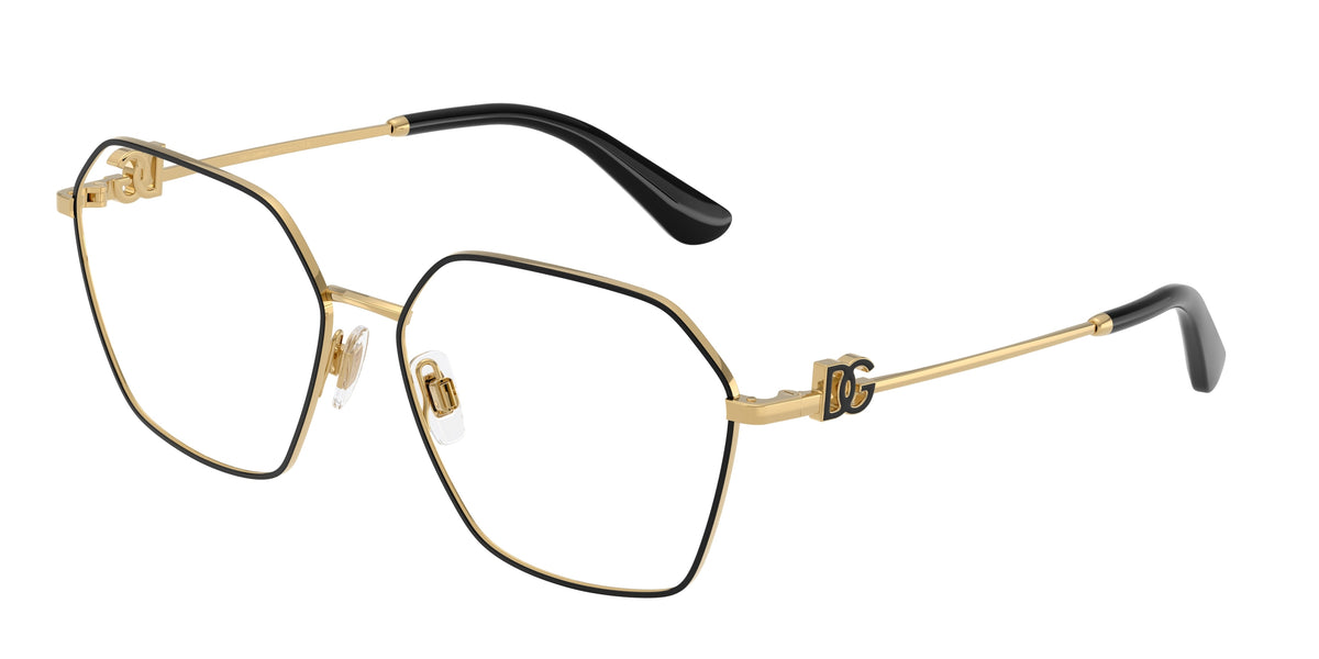 Dolce&Gabbana DG1366 Gold/Black Eyeglasses