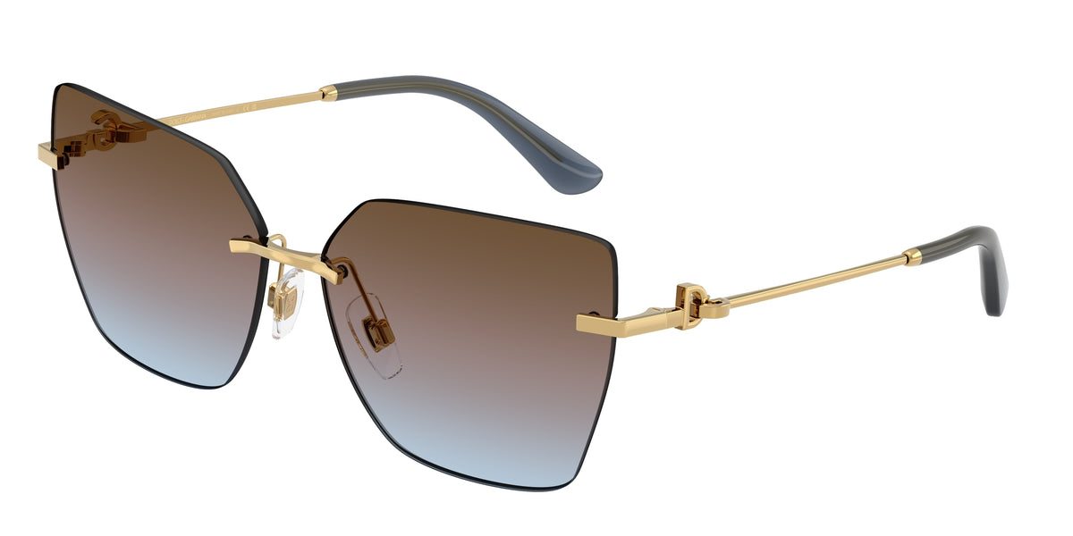 Dolce&Gabbana DG2321 Gold Sunglasses