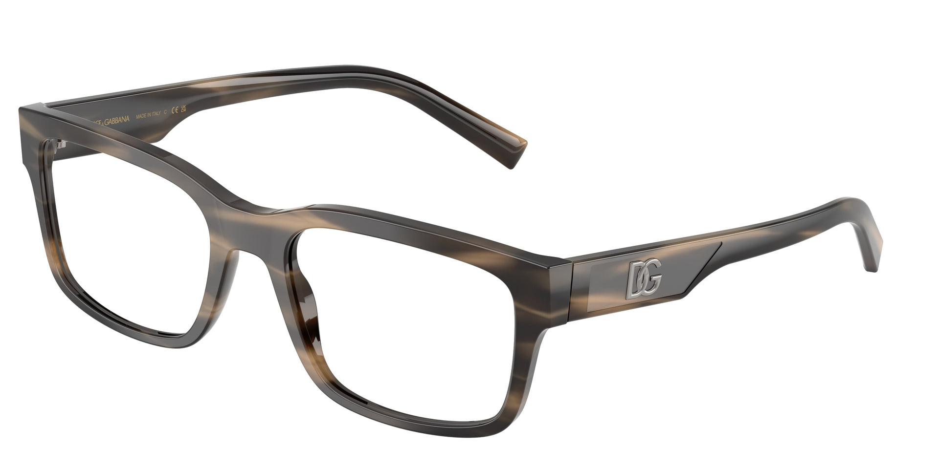 Dolce&Gabbana DG3352 Striped Tobacco Eyeglasses
