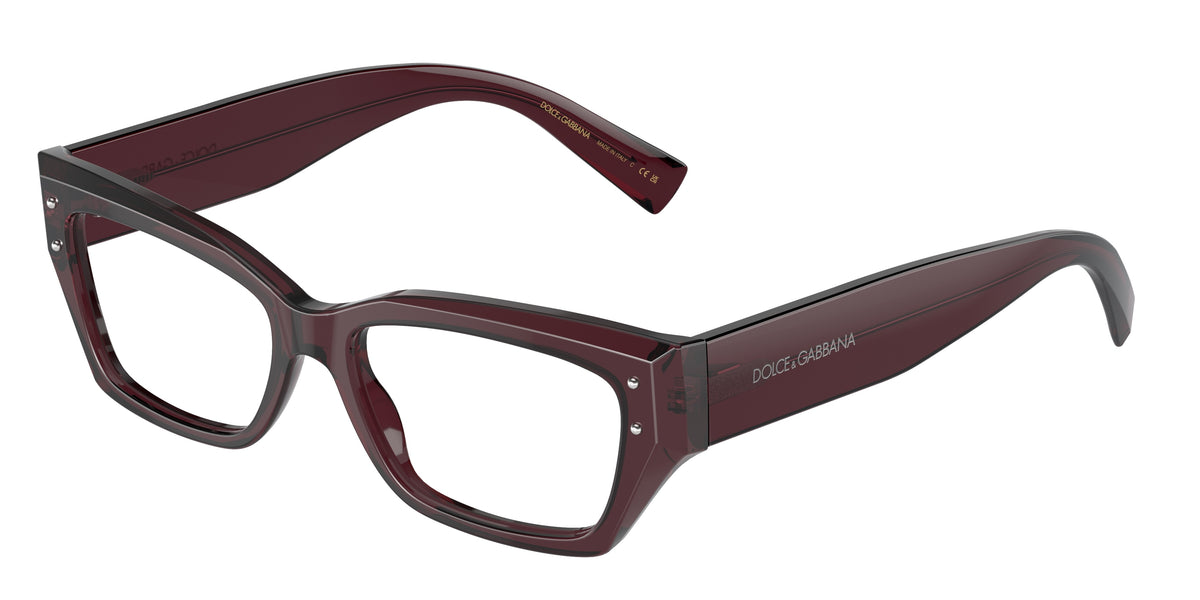 Dolce&Gabbana DG3387 Transparent Violet Eyeglasses