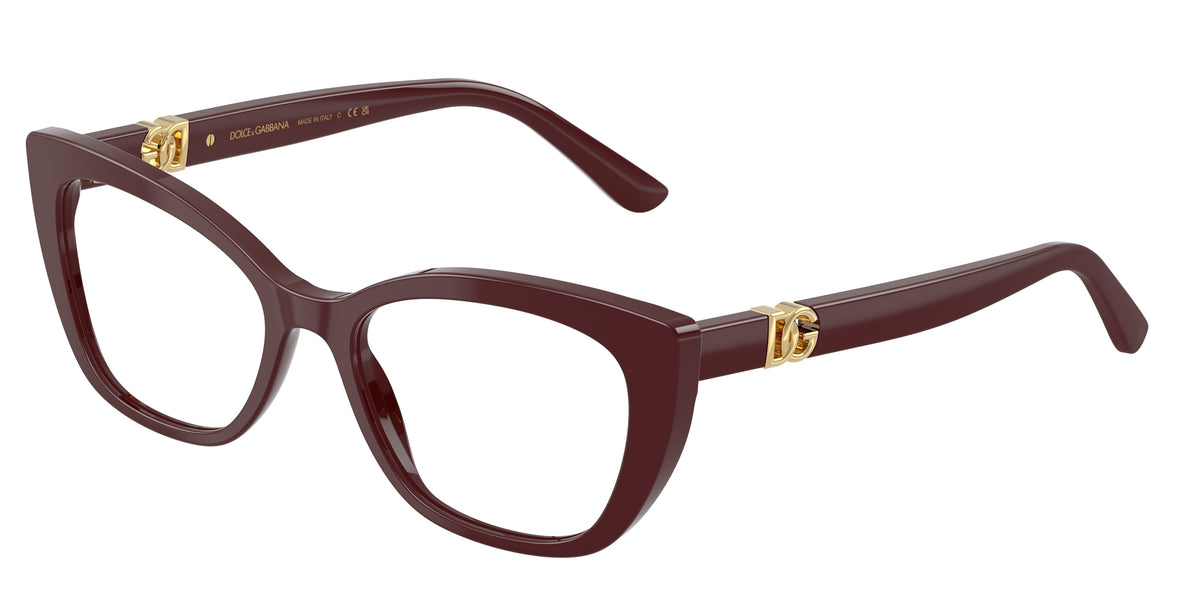 Dolce&Gabbana DG3398 Bordeaux Eyeglasses