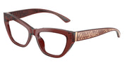 Dolce&Gabbana DG3412 Transparent Bordeaux Eyeglasses