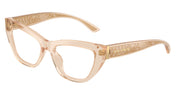 Dolce&Gabbana DG3412 Transparent Camel Eyeglasses