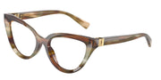 Dolce&Gabbana DG3414 Striped Ochre Eyeglasses