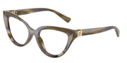 Dolce&Gabbana DG3414 Striped Olive Eyeglasses