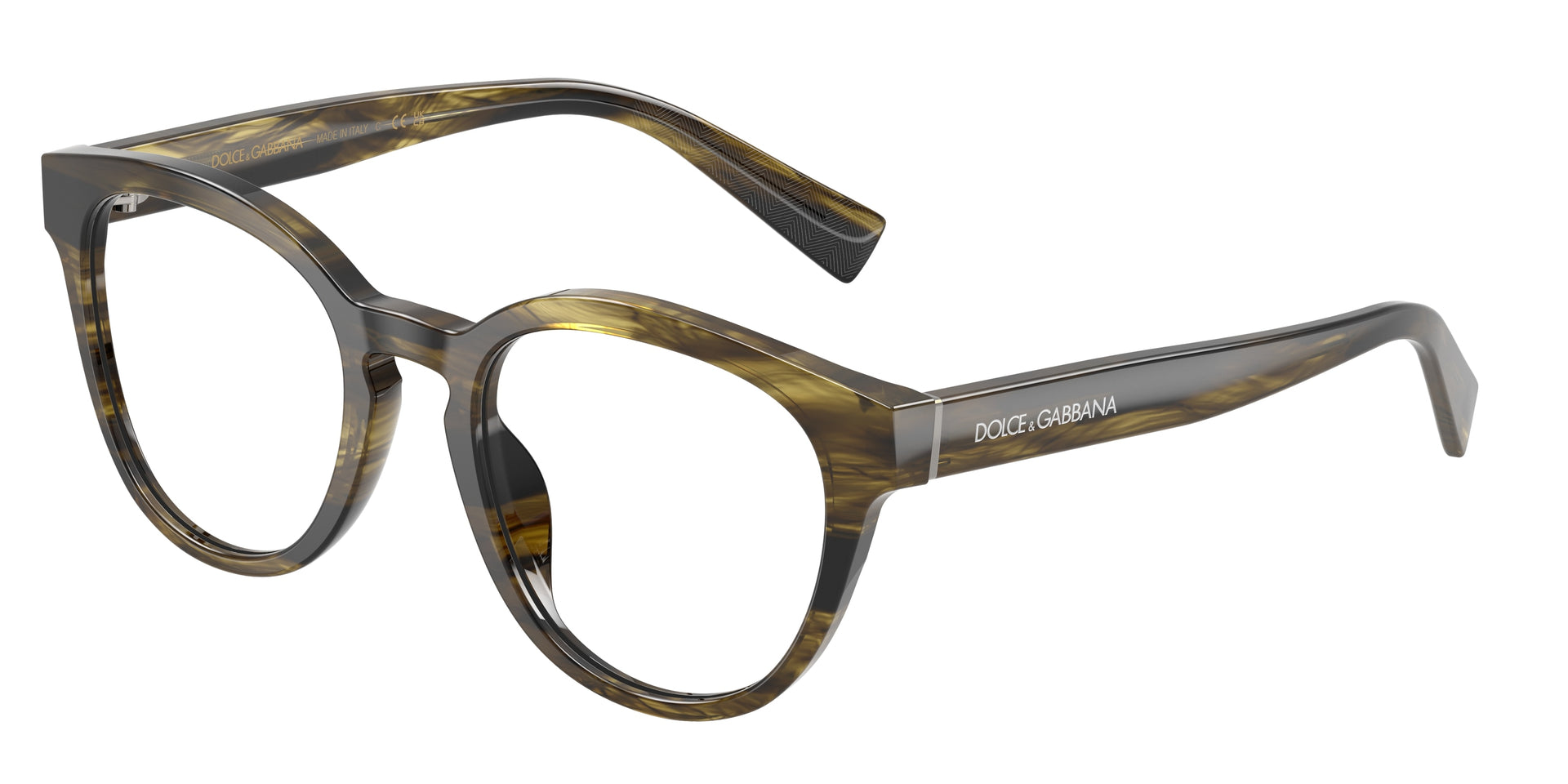 Dolce&Gabbana DG3421 Striped Green Eyeglasses