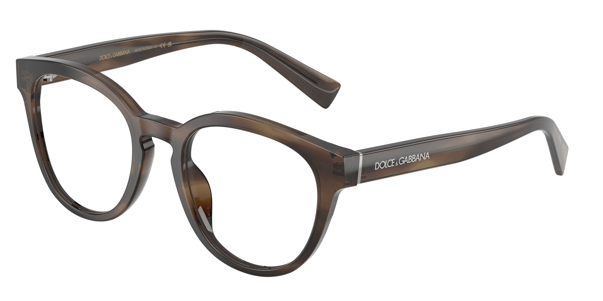 Dolce&Gabbana DG3421 Striped Tobacco Eyeglasses