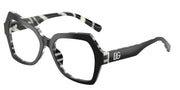 Dolce&Gabbana DG3429 Black On Zebra Eyeglasses
