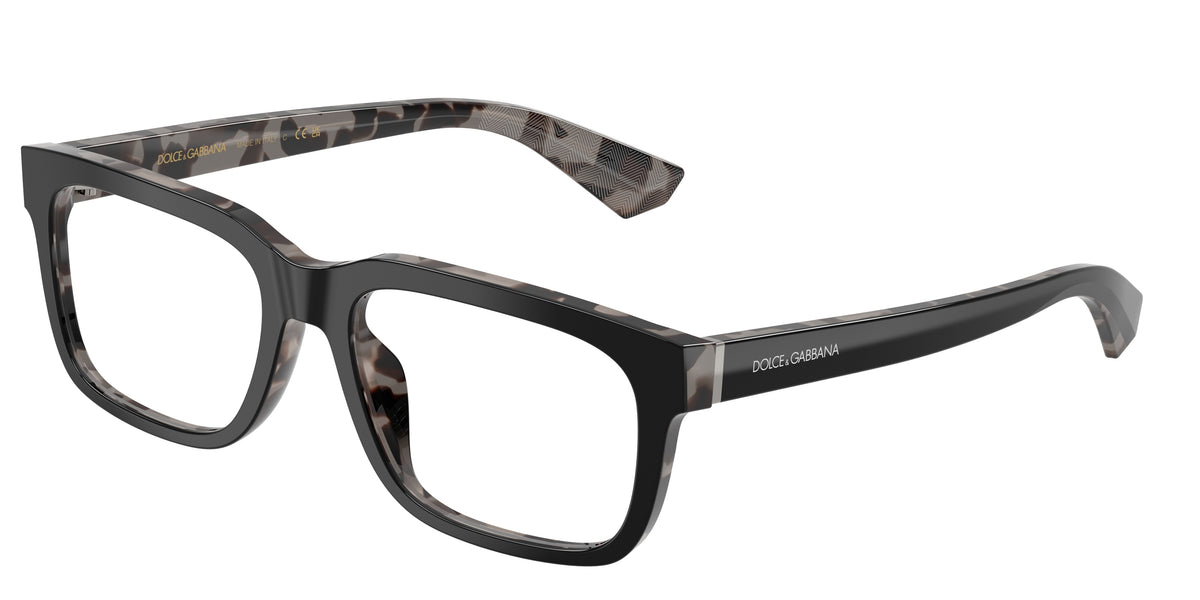 Dolce&Gabbana DG3432 Black On Grey Havana Eyeglasses