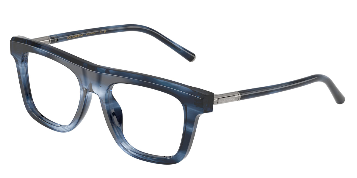 Dolce&Gabbana DG3434 Striped Blue Eyeglasses