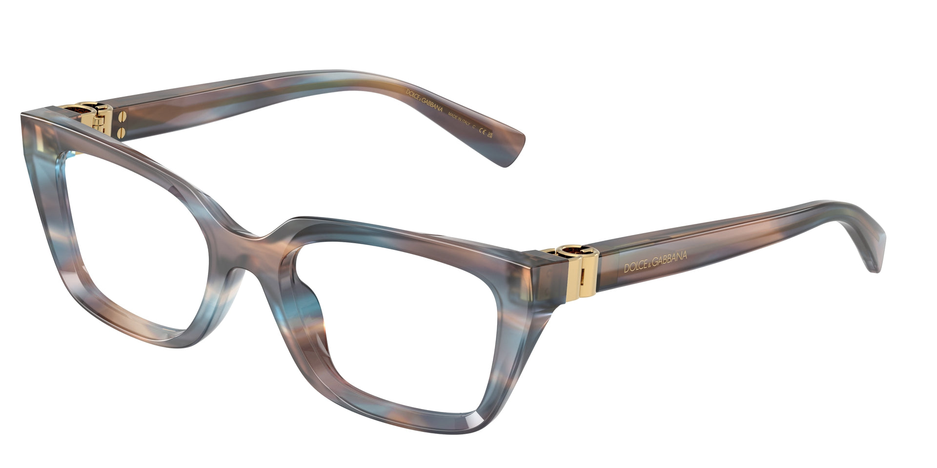 Dolce&Gabbana DG3436 Striped Blue Eyeglasses