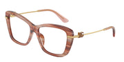 Dolce&Gabbana DG3439 Striped Red Eyeglasses