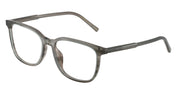 Dolce&Gabbana DG3445 Transparent Grey On Striped Grey Eyeglasses