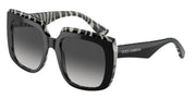 Dolce&Gabbana DG4414F Top Black On Zebra Sunglasses