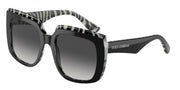 Dolce&Gabbana DG4414 Top Black On Zebra Sunglasses